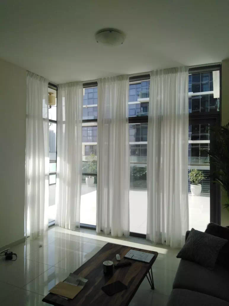 chiffon curtains