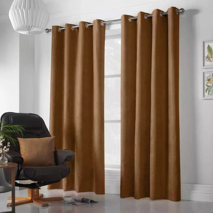 Brown Velvet Curtains