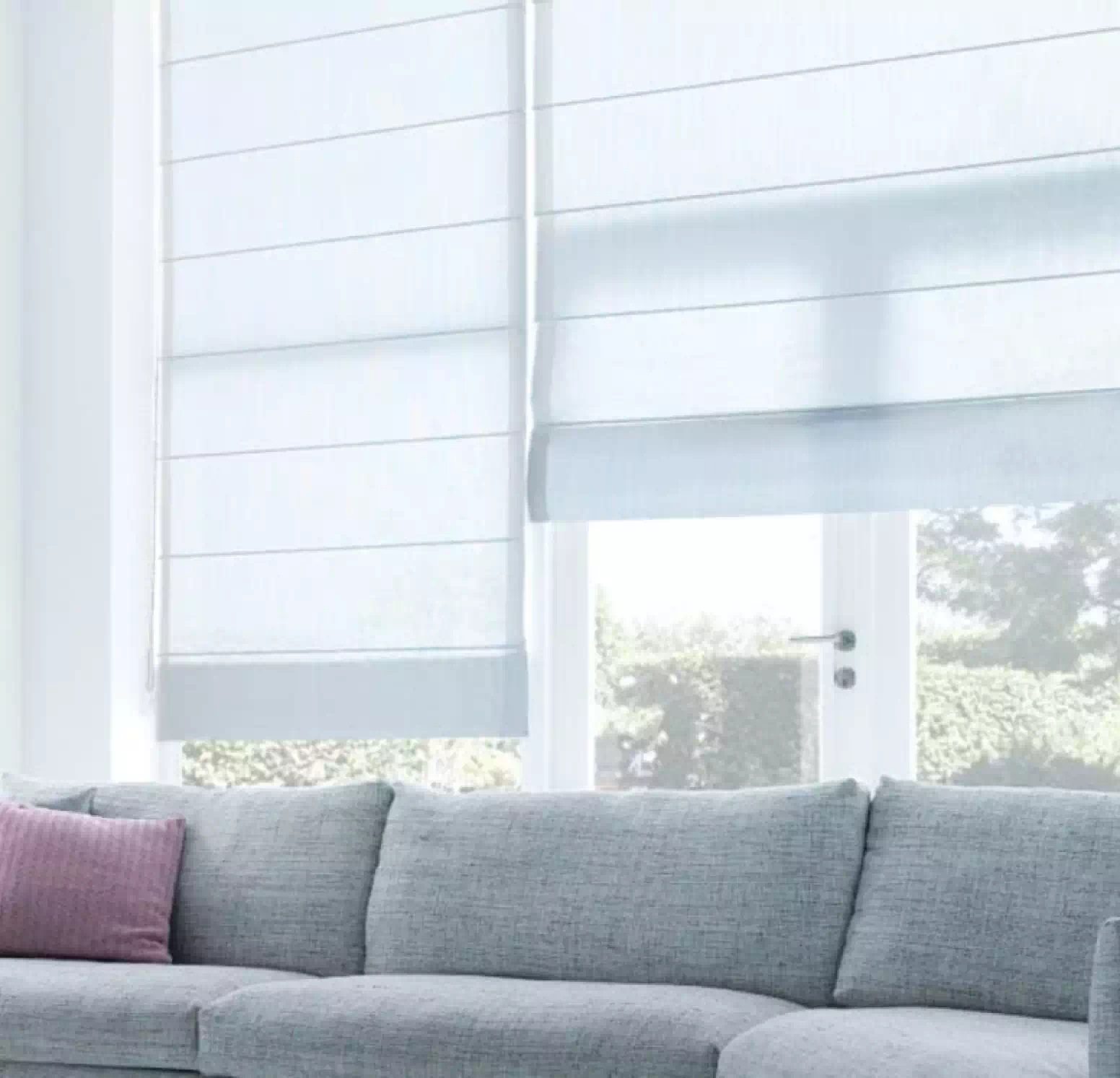 roman sheer blinds