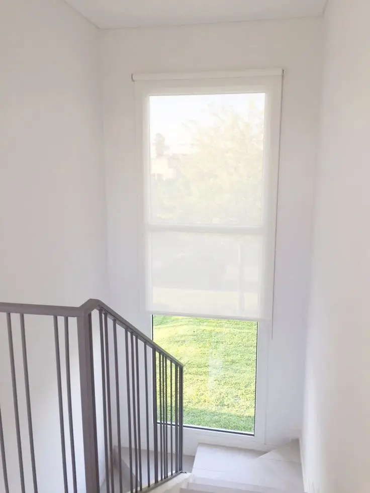 staircase window blinds
