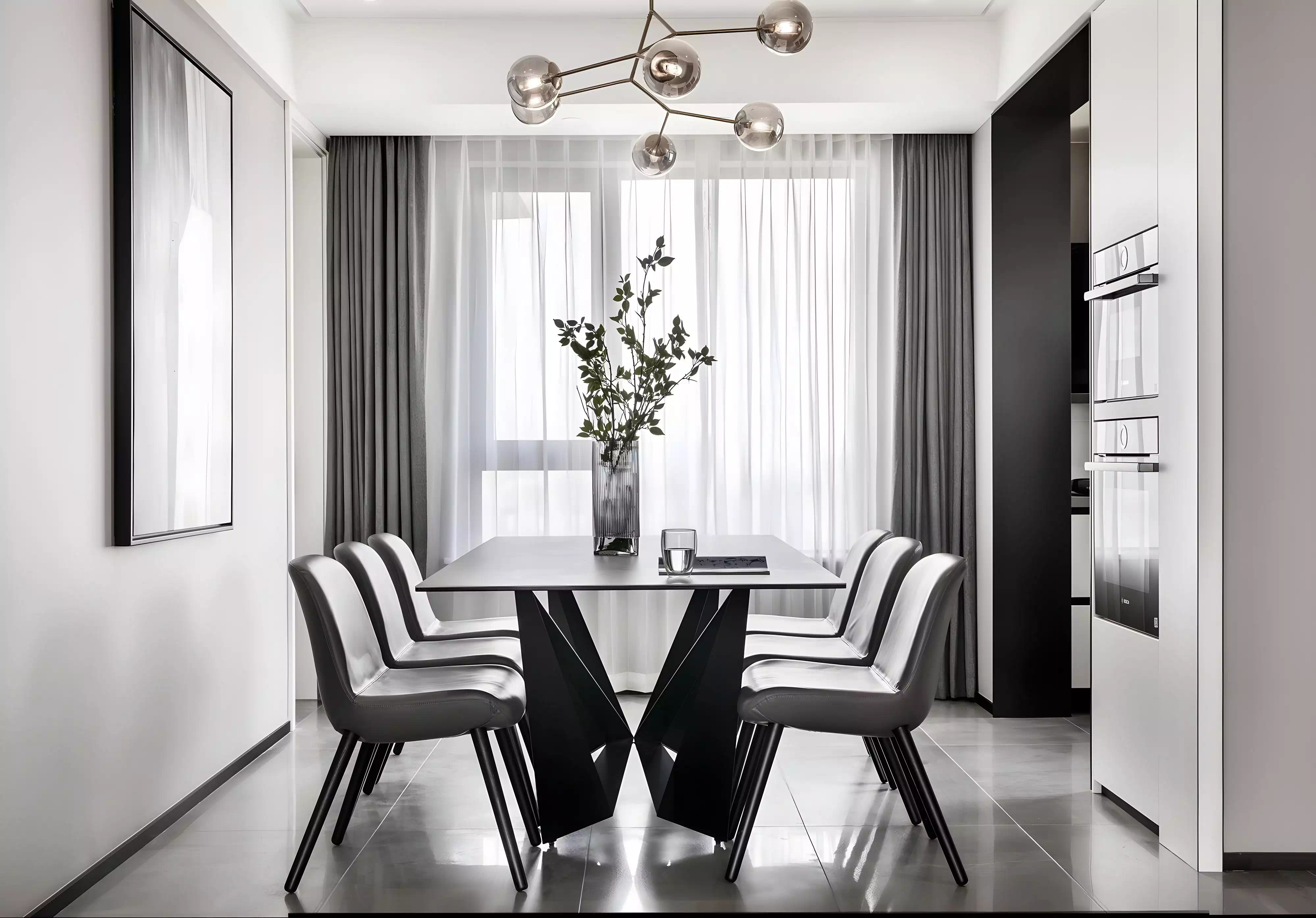 dining room window curtains