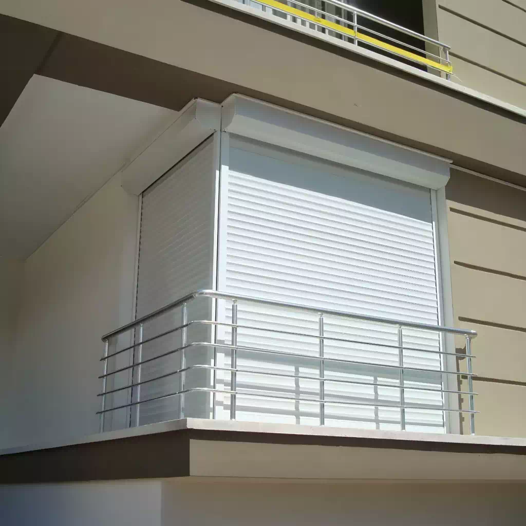 Balcony window coverings 