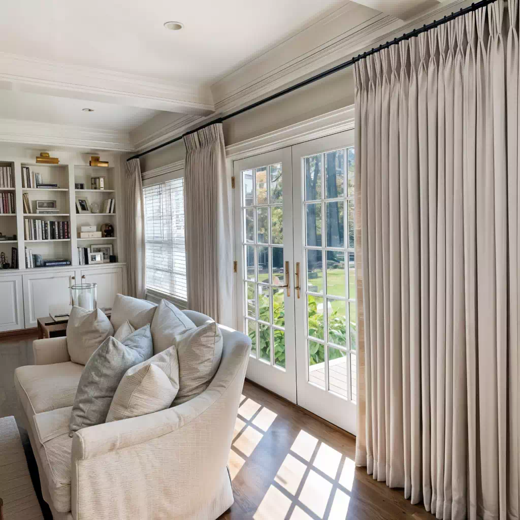curtains pinch pleat