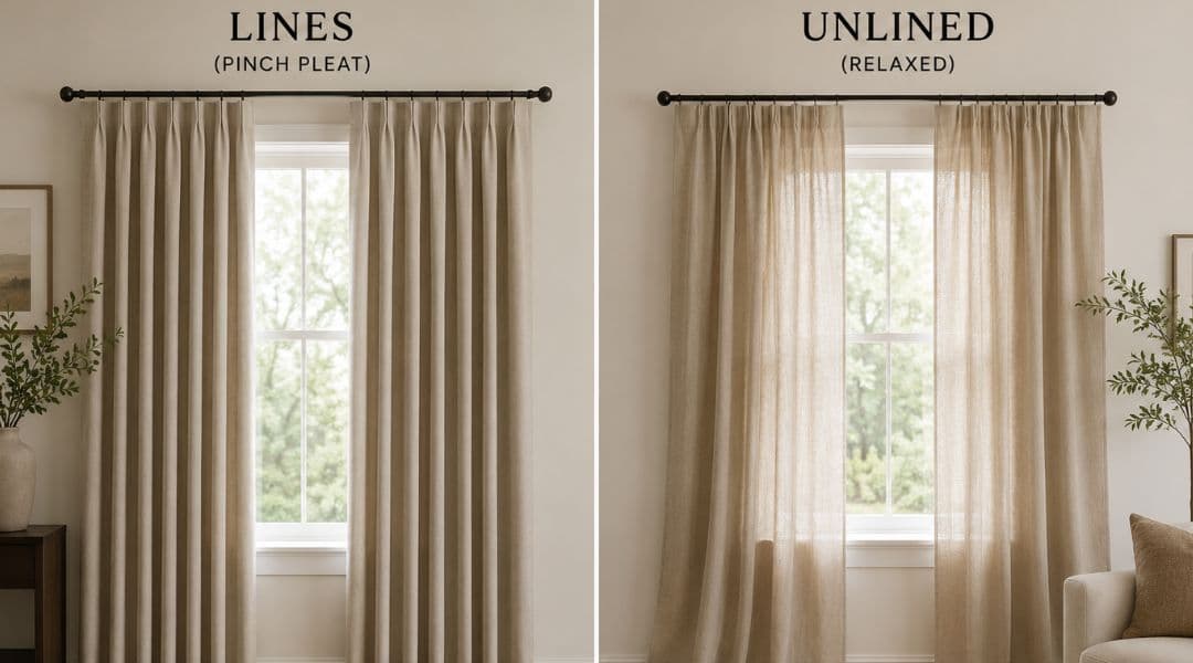 Lined vs Unlined Curtains