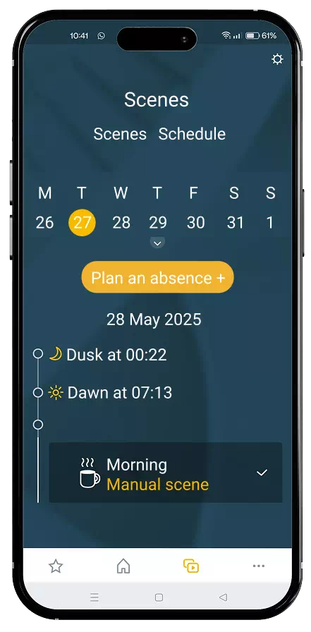 Control at Your Fingertips Your blinds, your schedule