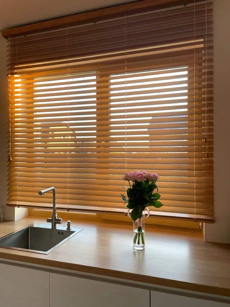 modern blinds for kitchen windows