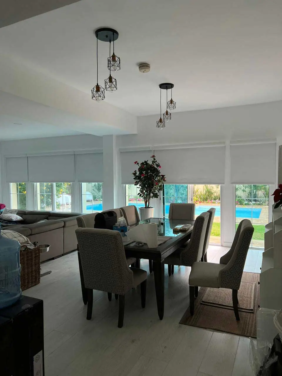 dining room window treatments