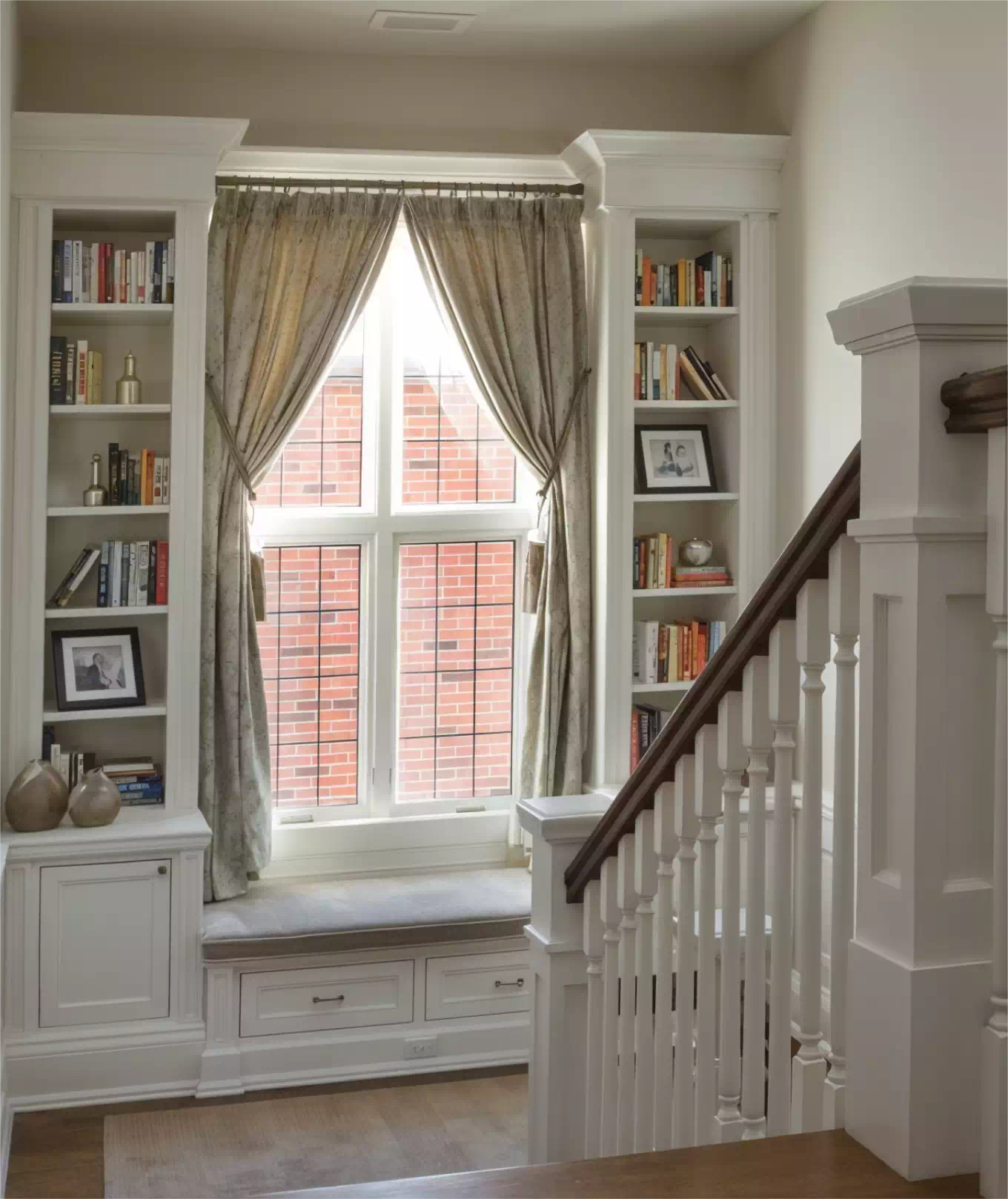 Stairwell curtains