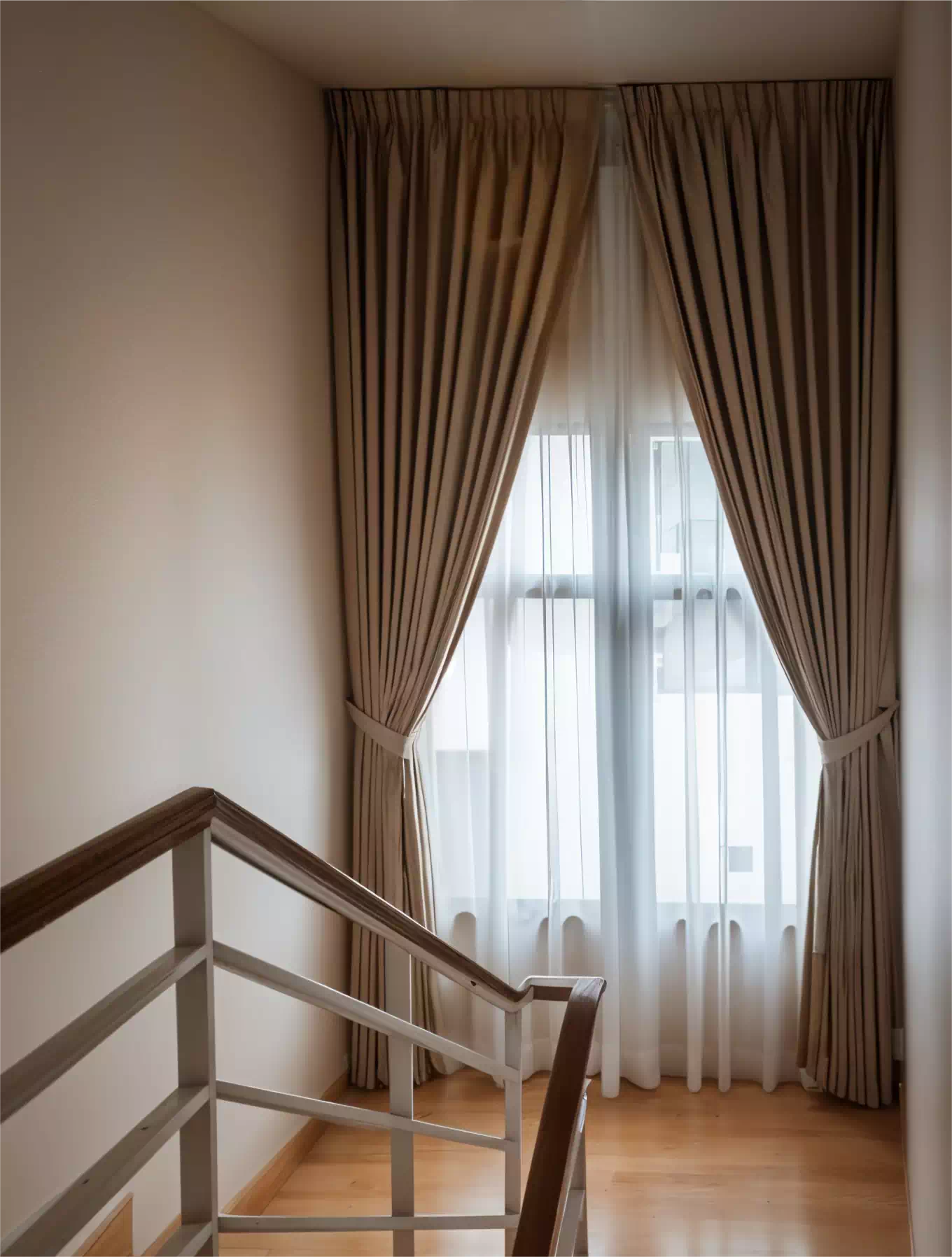 Stairwell curtains